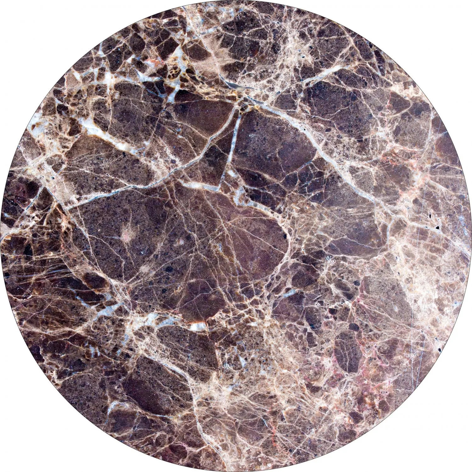 Tapis rond - Sines (violet)