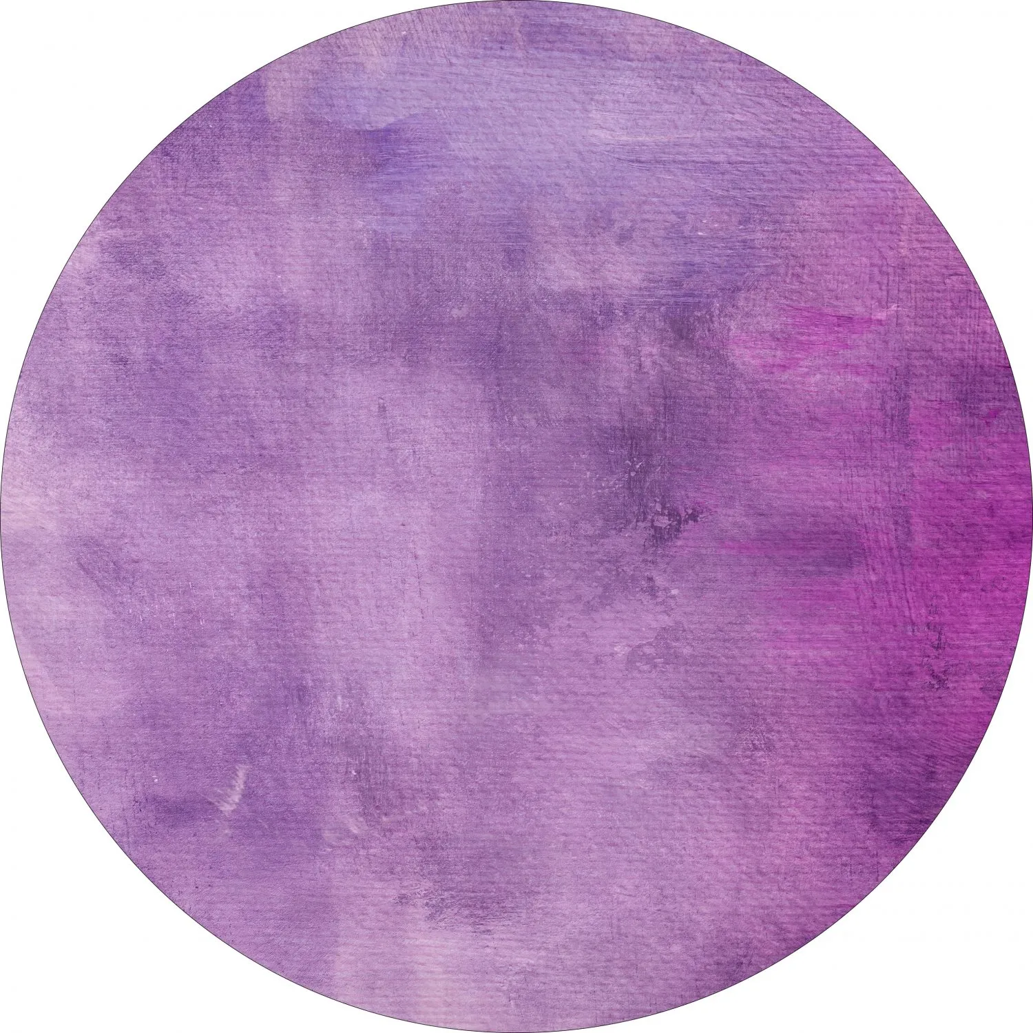 Tapis rond - Guillos (violet)