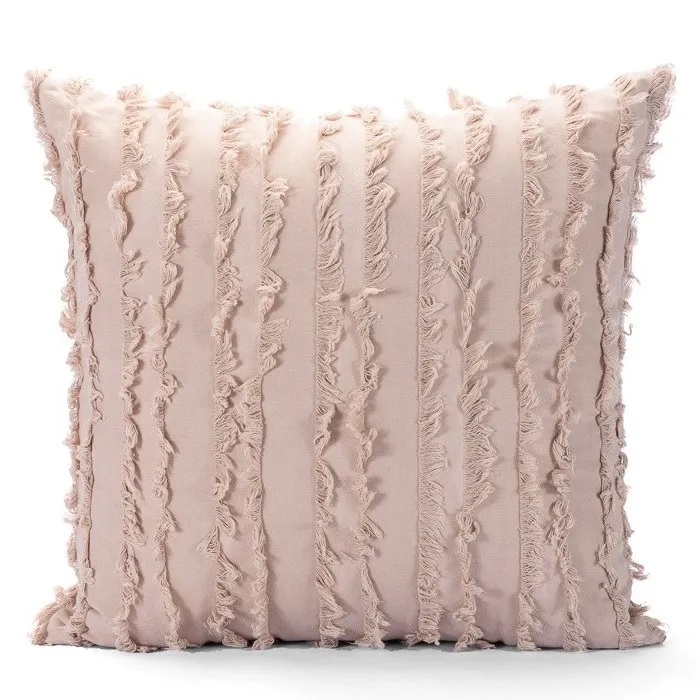 Housse de coussin - Boho Linen 45 x 45 cm (beige)