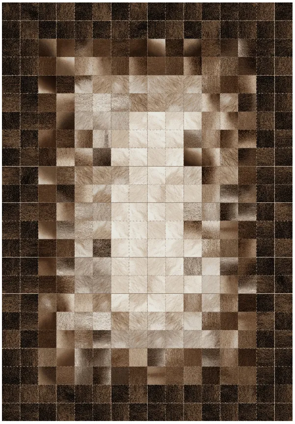 Tapis Wilton - Livada (marron/multicolore)