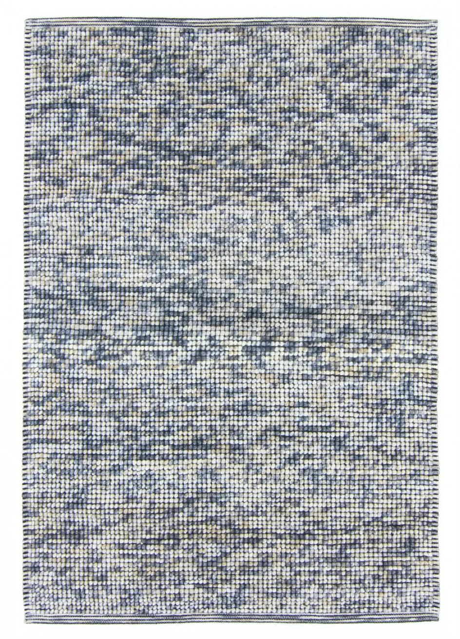 Tapis en laine - Luna (bleu)