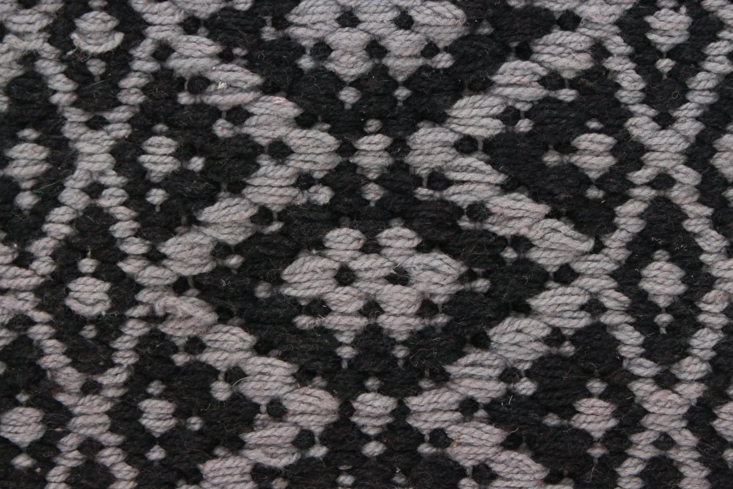 Tapis en patchwork - Lykke (gris/gris foncé)