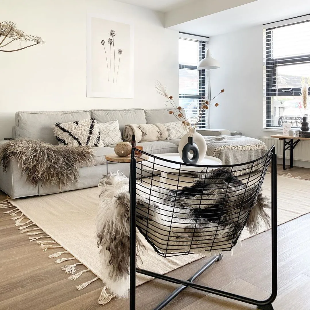 Tapis en laine - Malana (beige)
