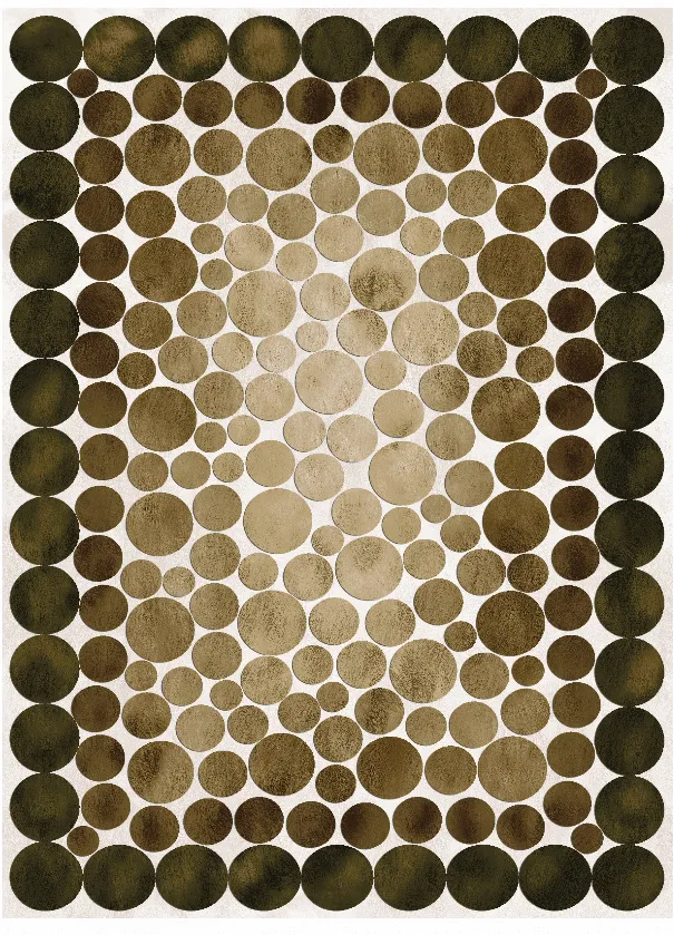 Tapis Wilton - Marineo (marron/vert)