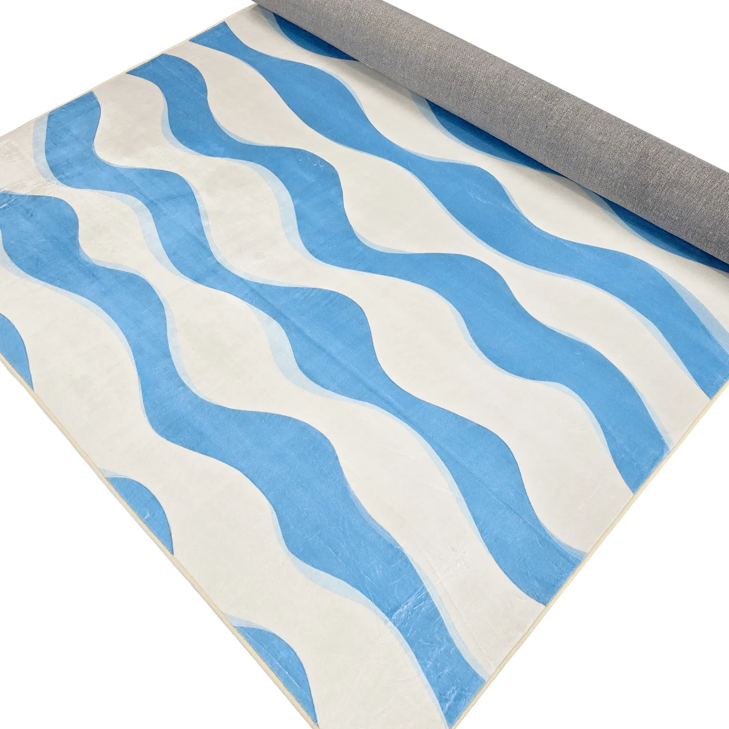Tapis Wilton - Marsala (bleu/blanc)
