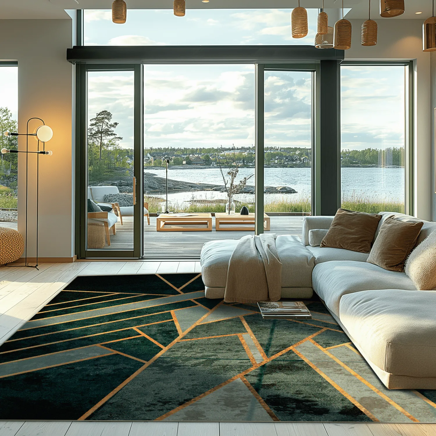 Tapis Wilton - Amasra (vert)
