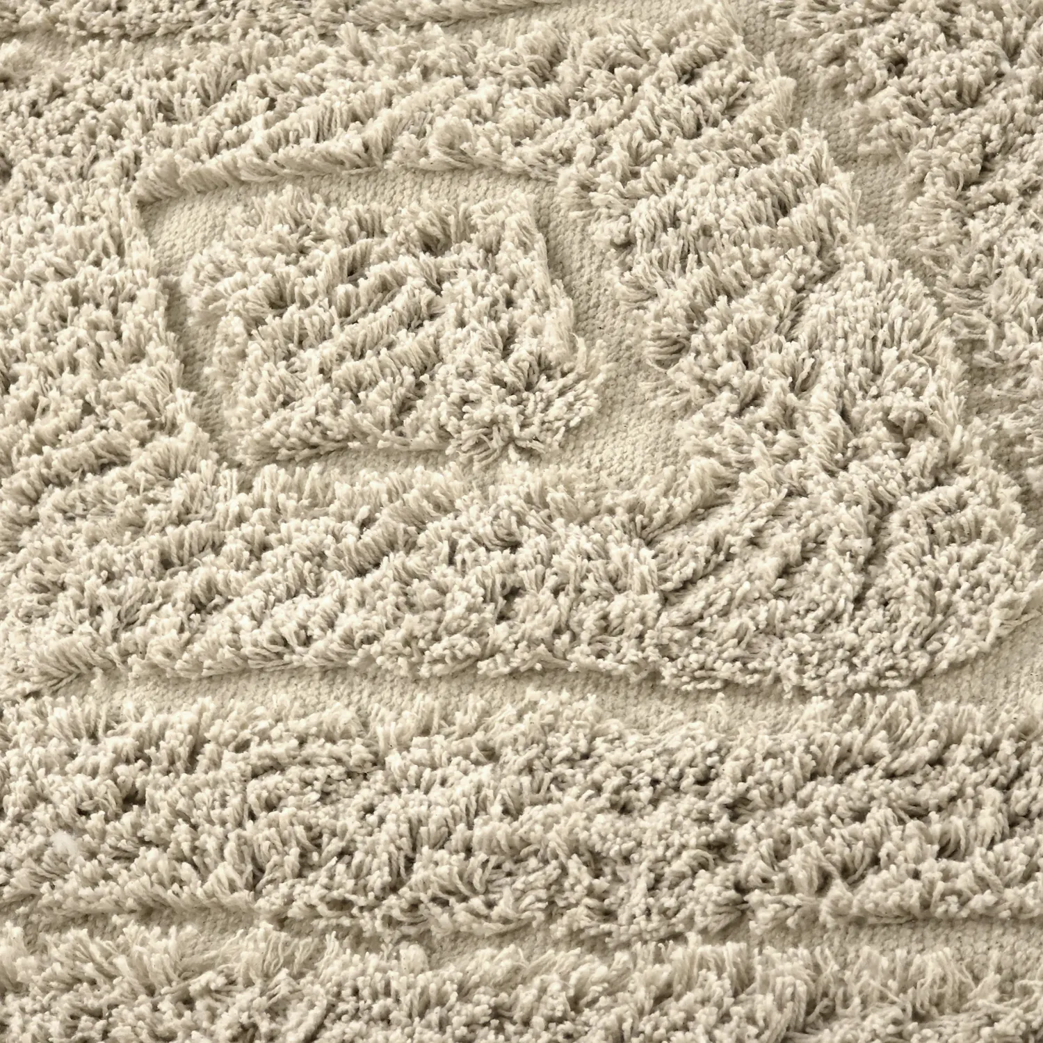 Tapis rond - Amberley Natural Cotton Shaggy (beige)