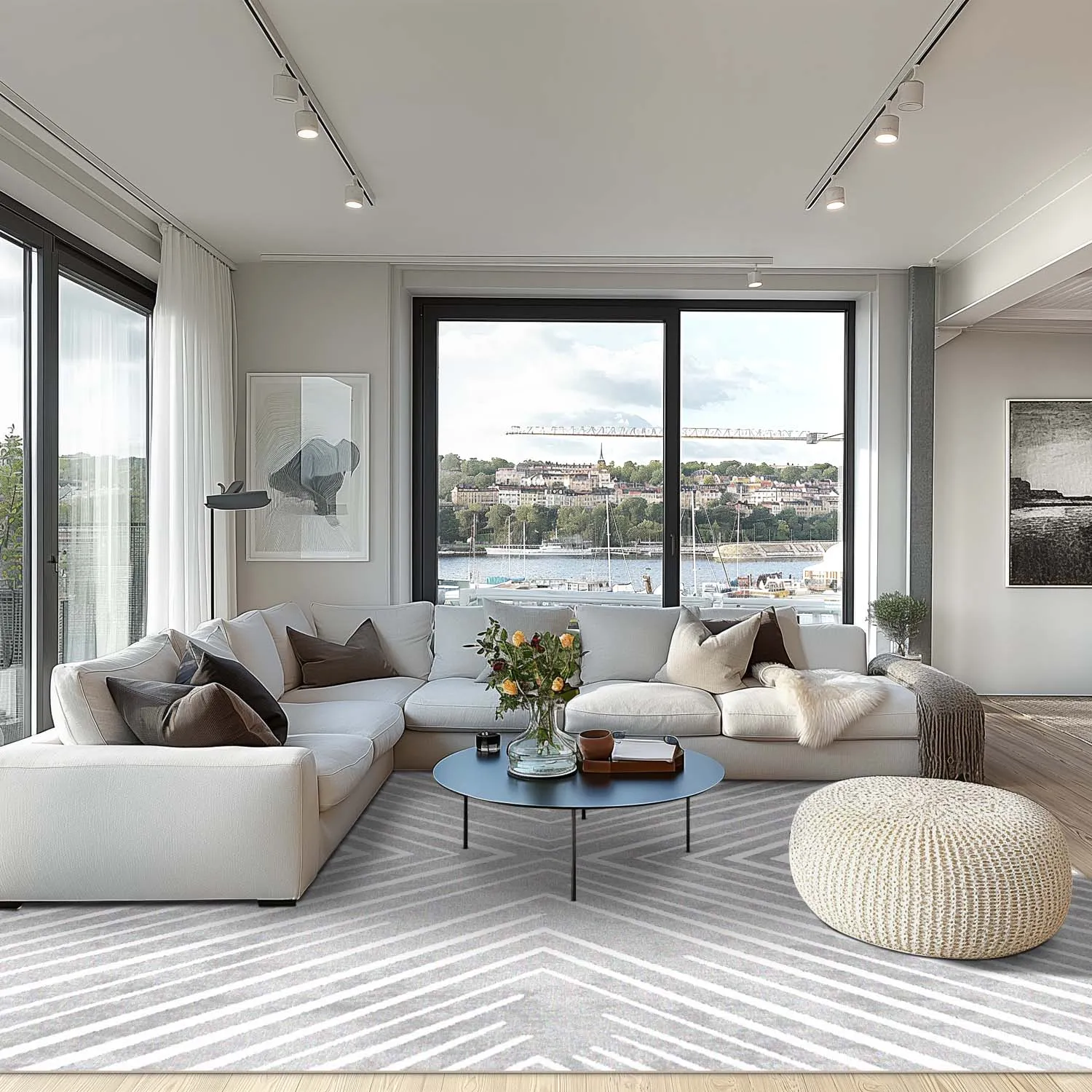Tapis Wilton - Amorgos (gris)