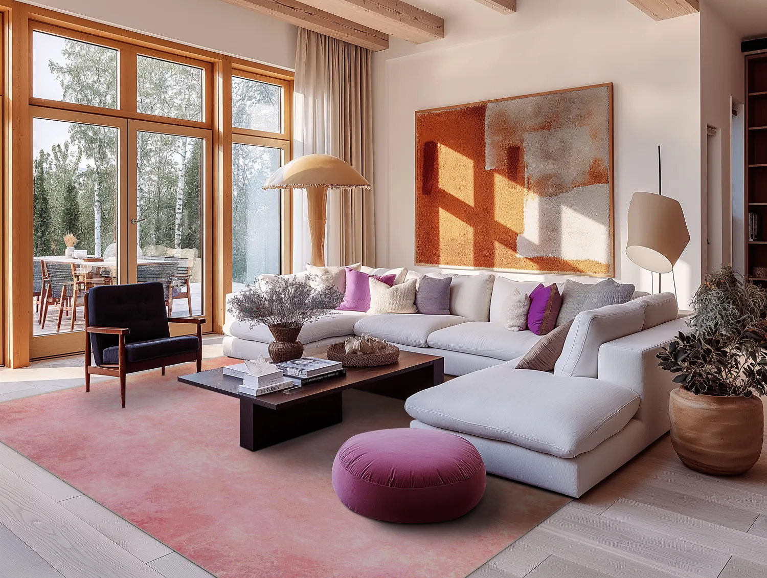 Tapis Wilton - Baden (rose)