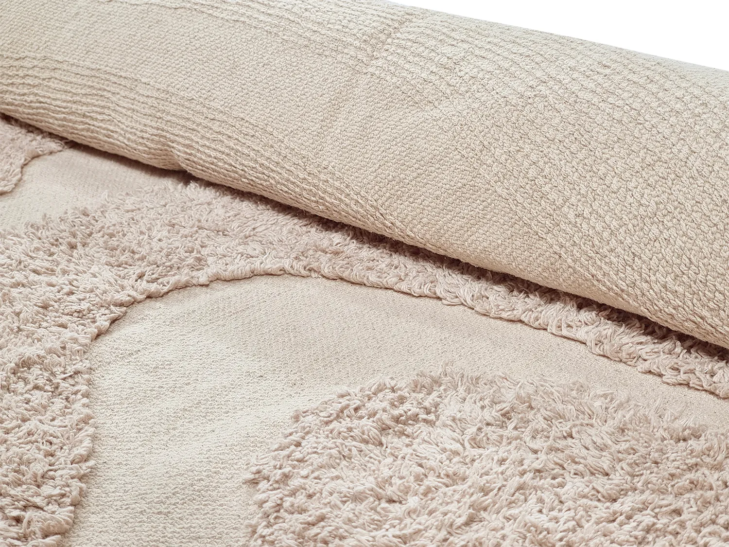 Tapis shaggy - Bonnie Natural Cotton Shaggy (beige)