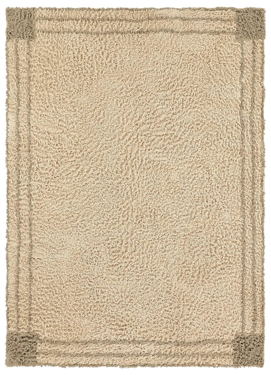 Tapis shaggy - Cataya Natural Cotton Shaggy (beige/taupe)