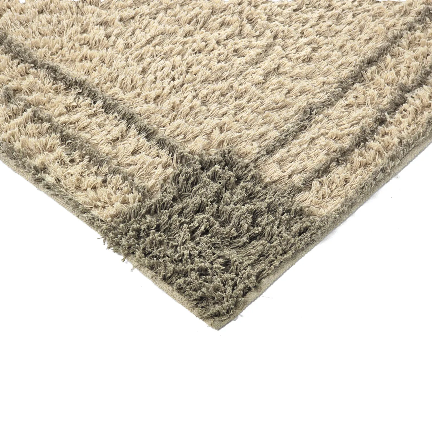 Tapis shaggy - Cataya Natural Cotton Shaggy (beige/taupe)