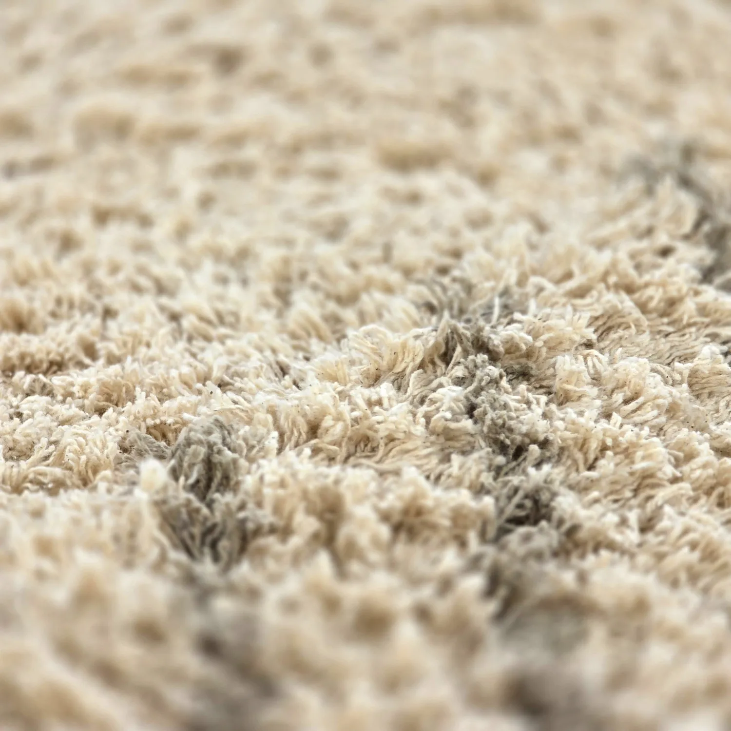 Tapis shaggy - Cataya Natural Cotton Shaggy (beige/taupe)