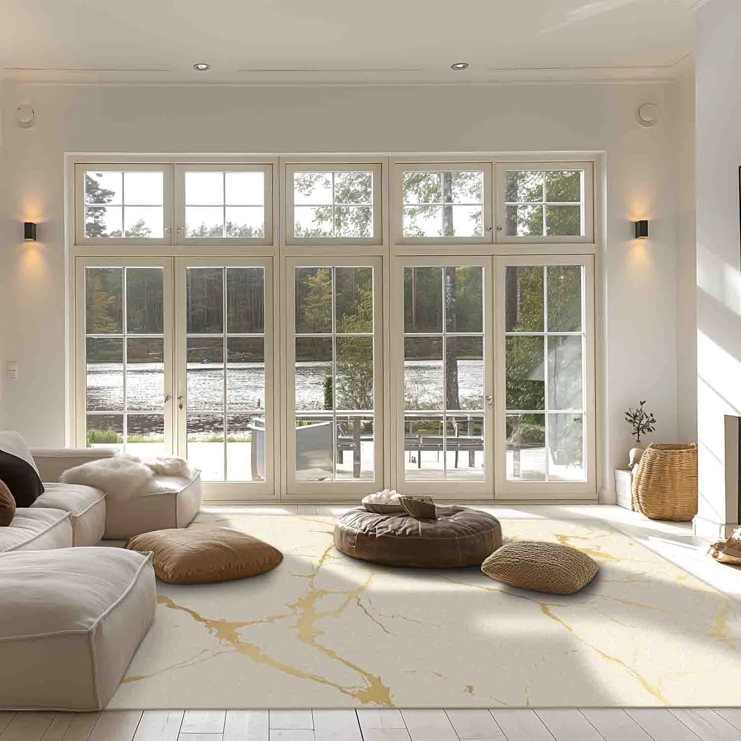 Tapis Wilton - Cesina (beige/doré)