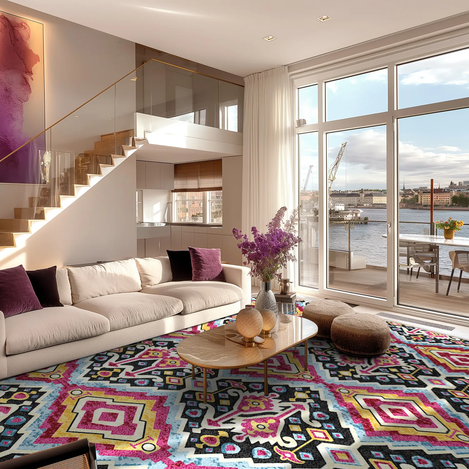 Tapis Wilton - Cizre (multicolore)
