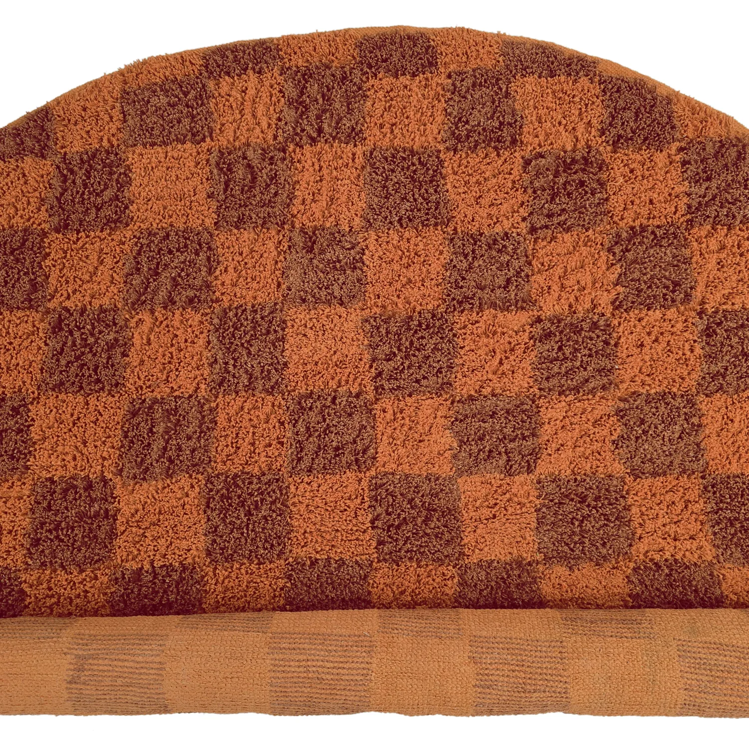 Tapis rond - Elsey Natural Cotton Shaggy (oranžna/rdeča)