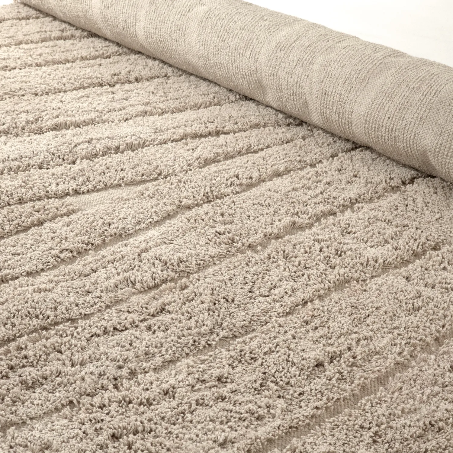 Tapis à poils longs - Farley Natural Cotton Shaggy (bež)