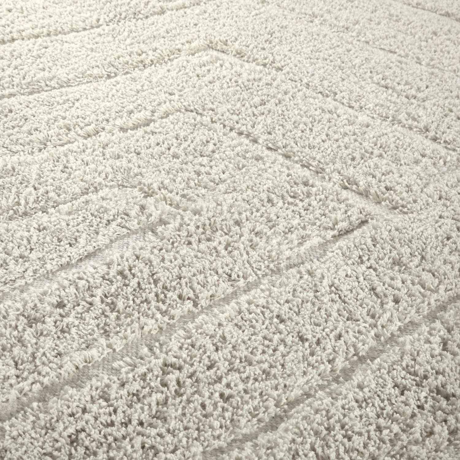 Tapis à poils longs - Farley Natural Cotton Shaggy (umazano bela)