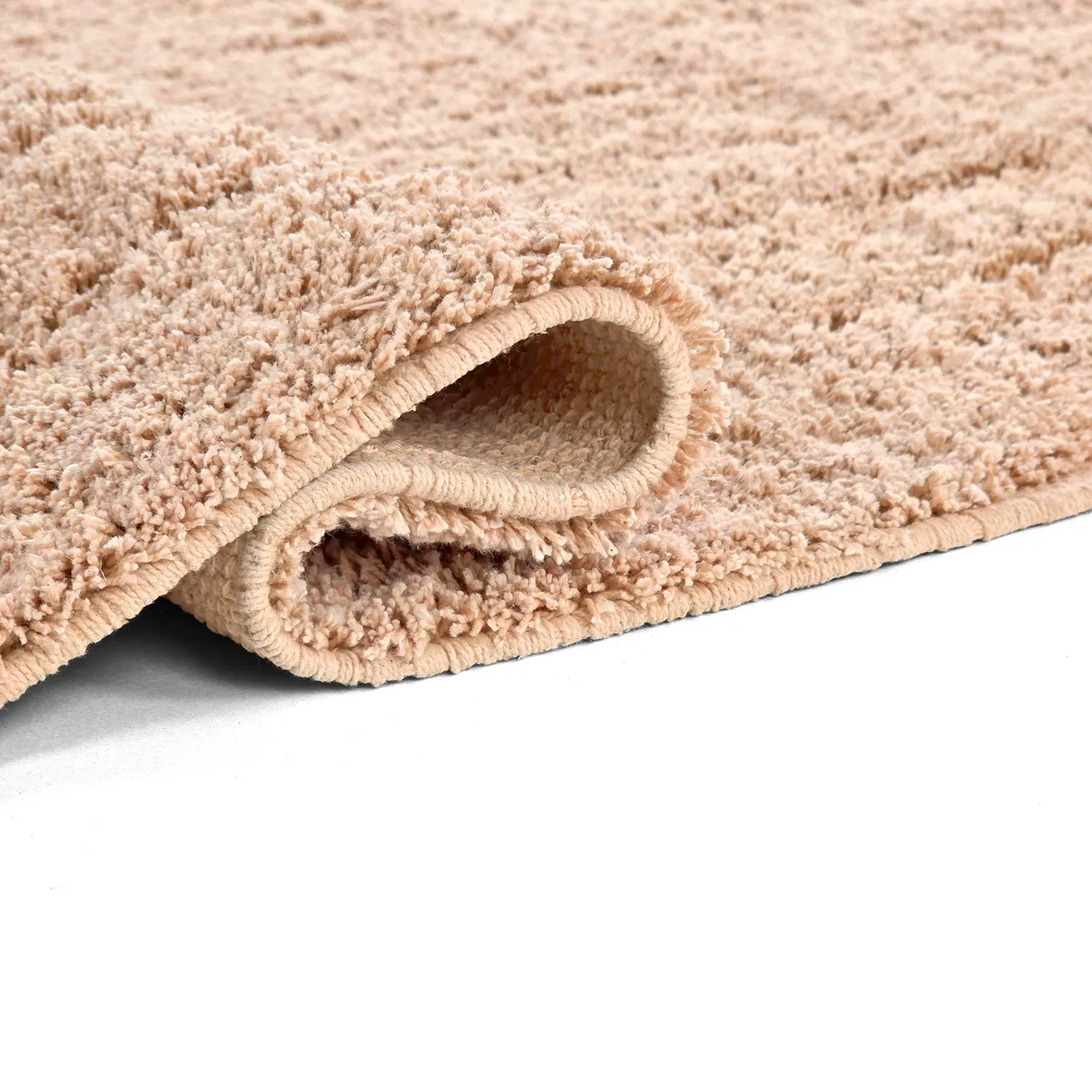 Tapis à poils longs - Farley Natural Cotton Shaggy (roza)