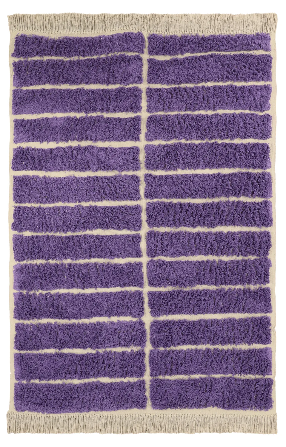 Tapis shaggy - Ikara Natural Cotton Shaggy (violet)