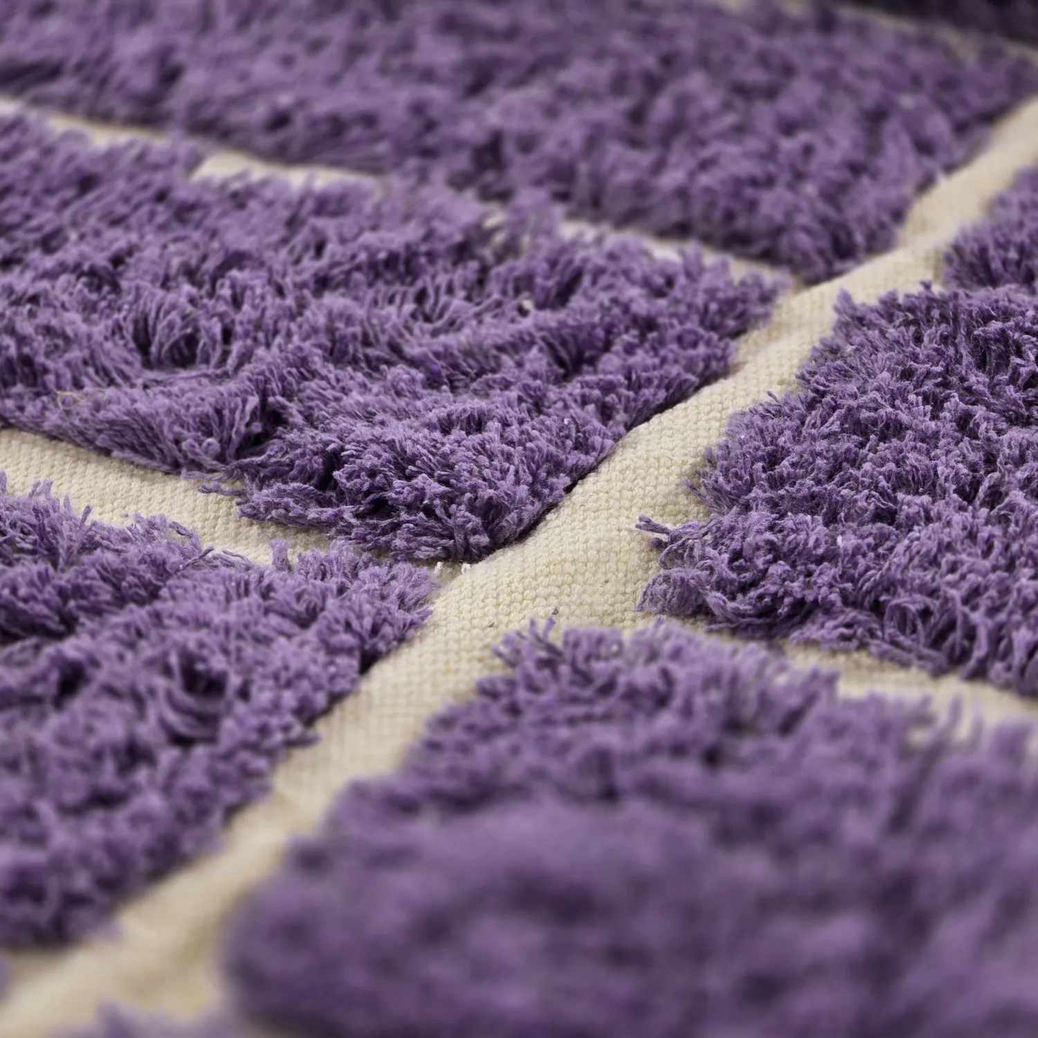 Tapis shaggy - Ikara Natural Cotton Shaggy (violet)