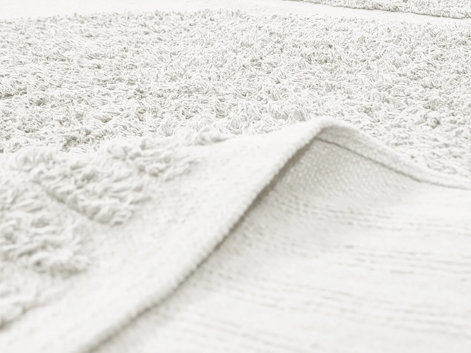 Tapis rond - Jovie Natural Cotton Shaggy (blanc cassé)