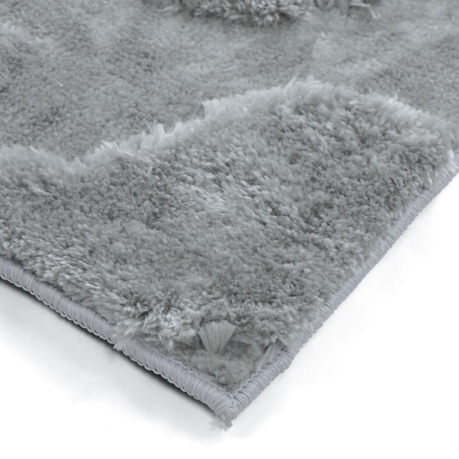 Tapis shaggy - Kavala (gris clair)