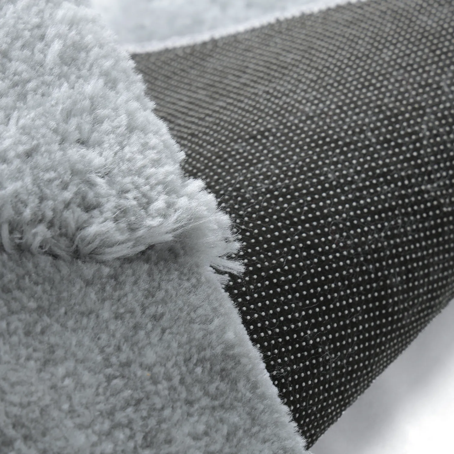 Tapis shaggy - Kavala (gris clair)