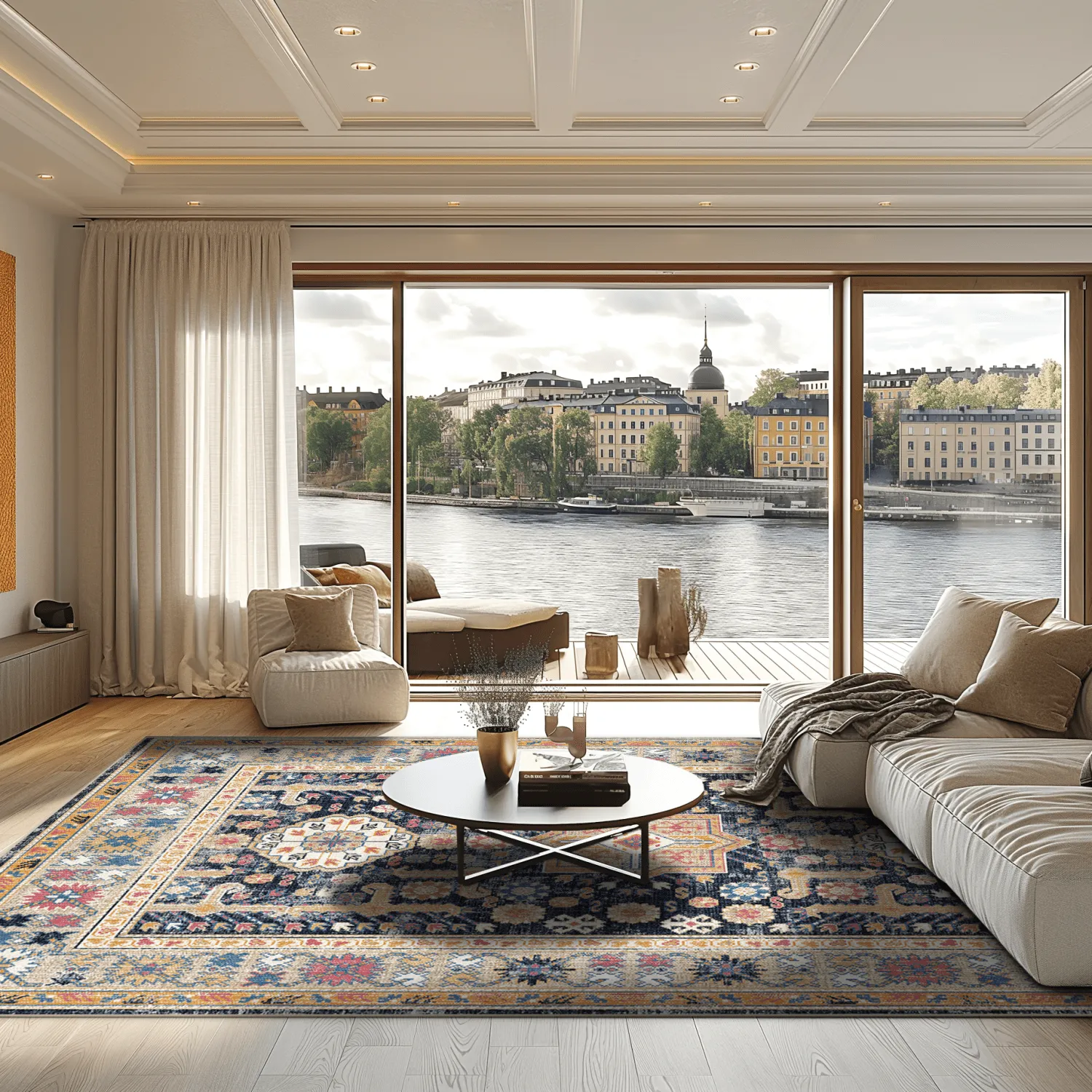 Tapis Wilton - Kayaköy (multicolore)