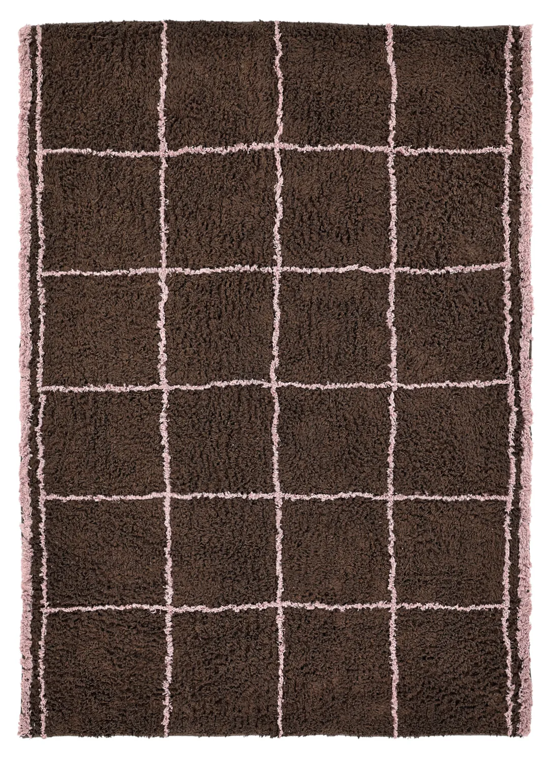 Tapis à poils longs - Lana Natural Cotton Shaggy (marron)