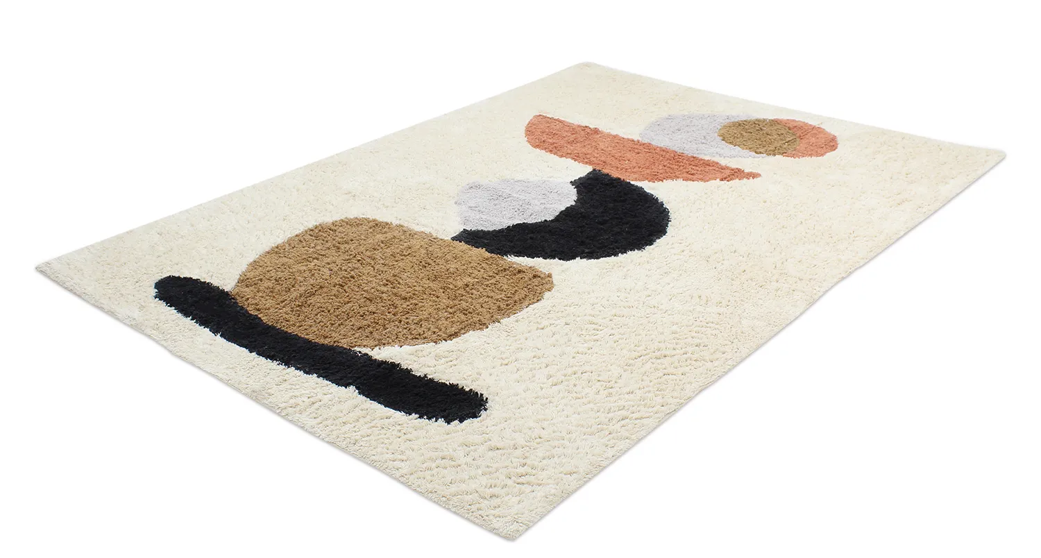 Tapis à poils longs - Mantona Natural Cotton Shaggy (multi)