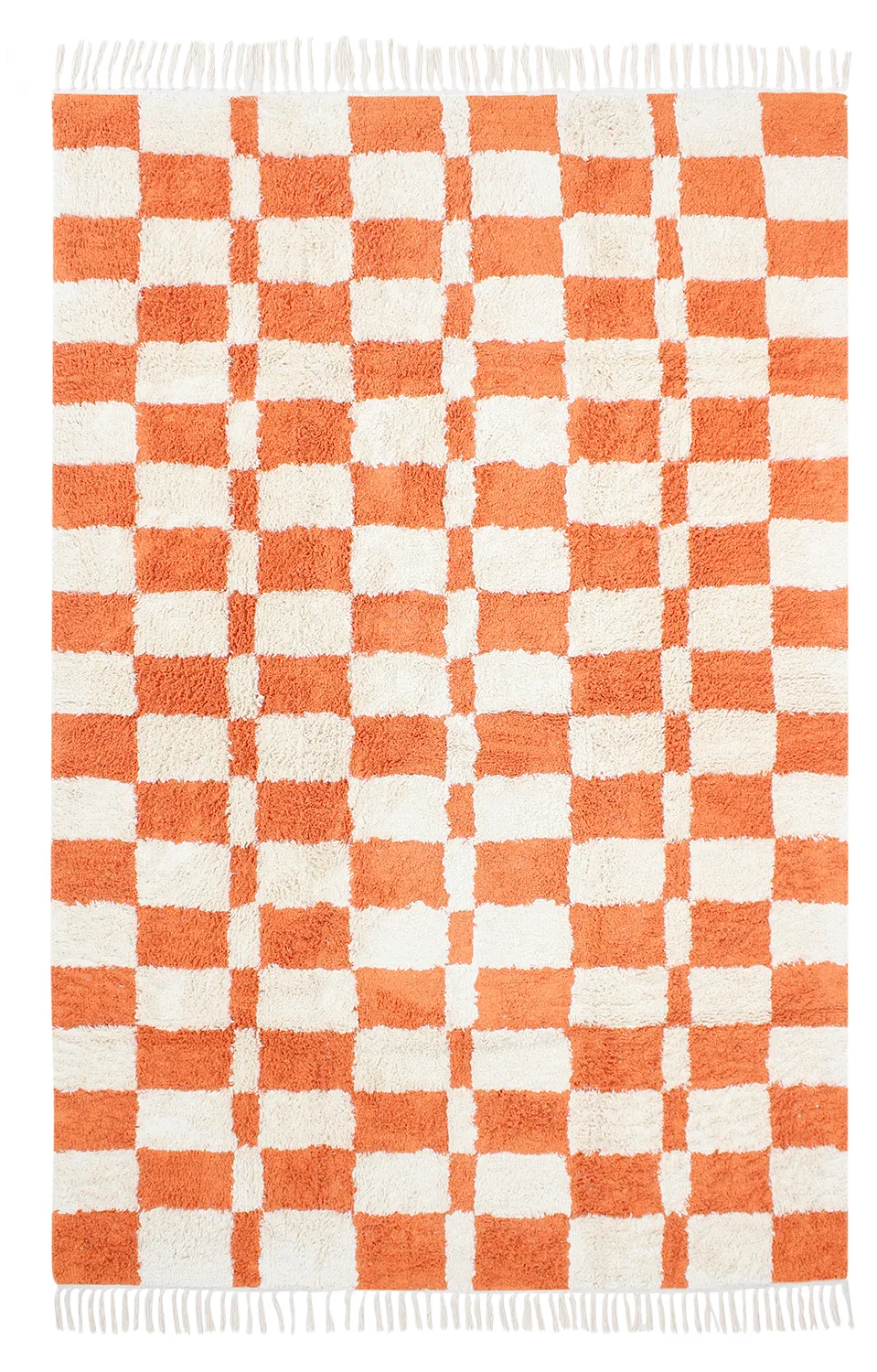 Tapis shaggy - Maranello Natural Cotton Shaggy (orange)
