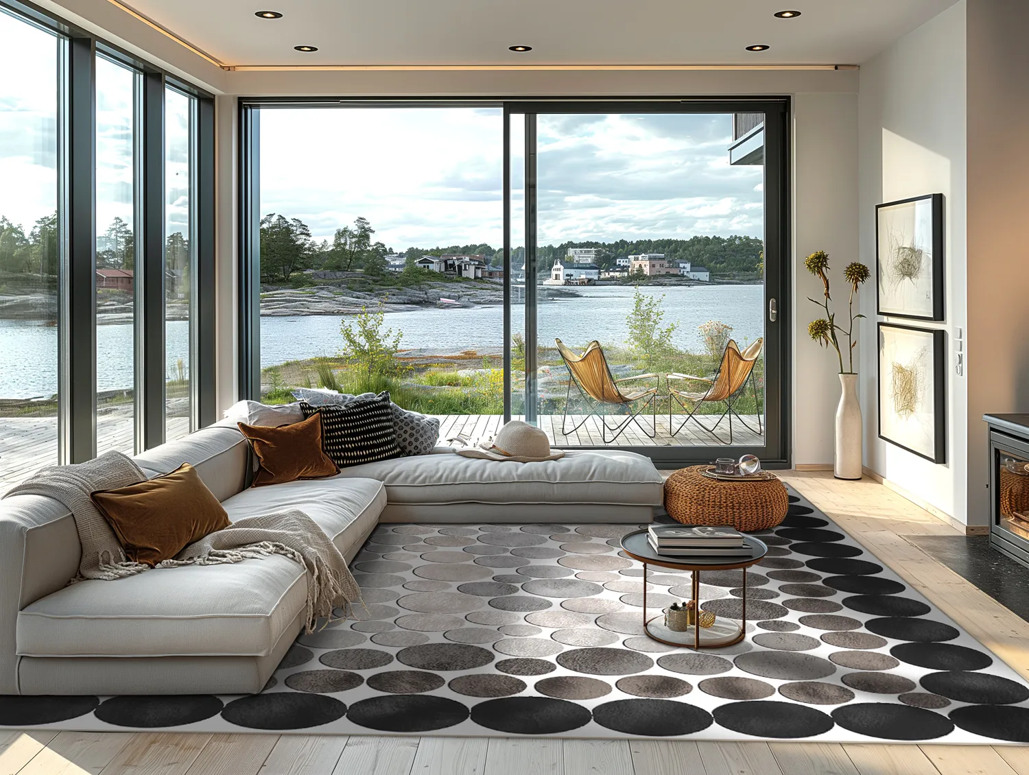 Tapis Wilton - Marineo (gris)