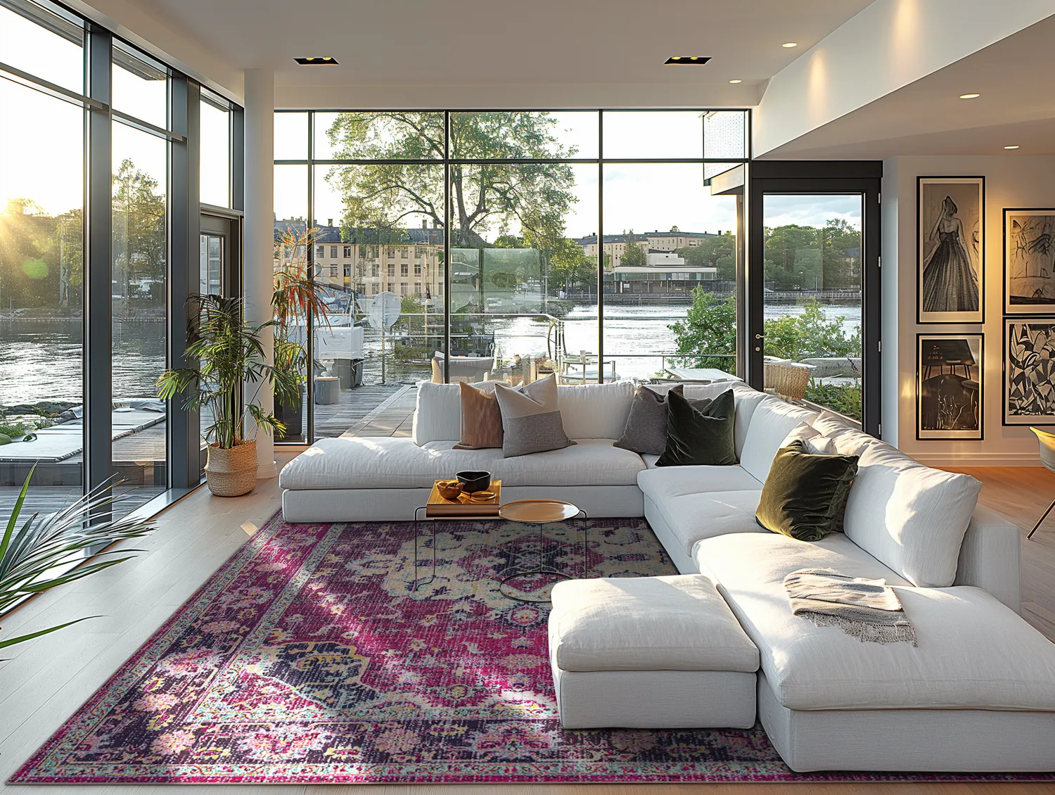 Tapis Wilton - Siliana (rose)