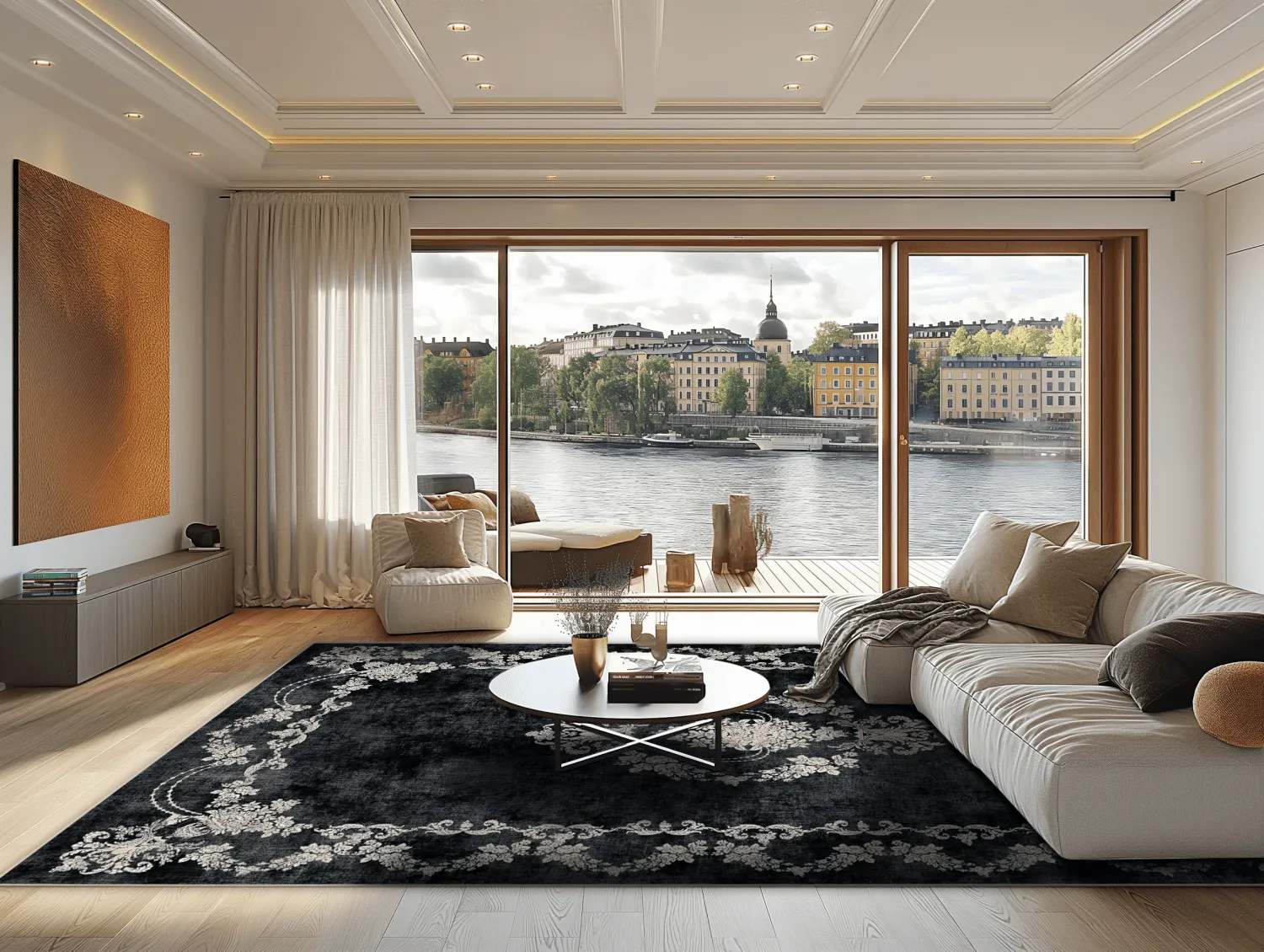 Tapis Wilton - Taknis (noir)