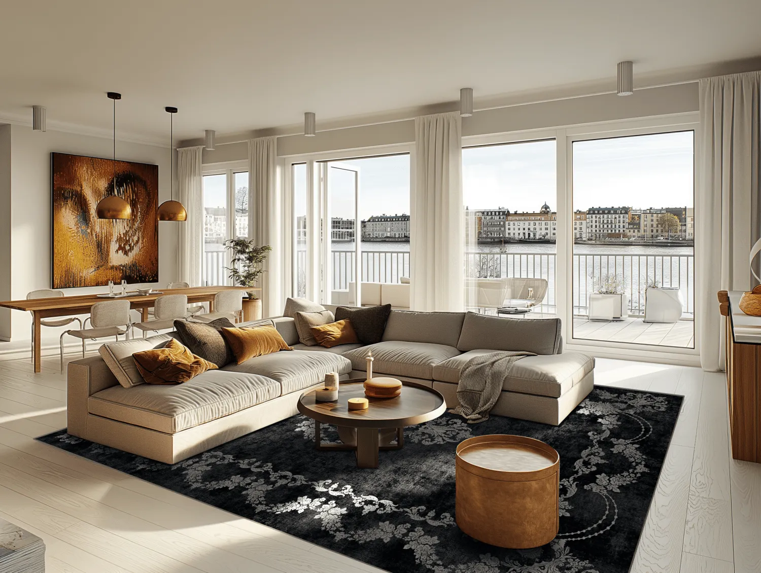 Tapis Wilton - Taknis (noir)