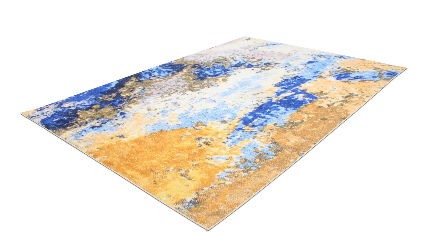 Tapis Wilton - Travale (bleu/jaune/multicolore)
