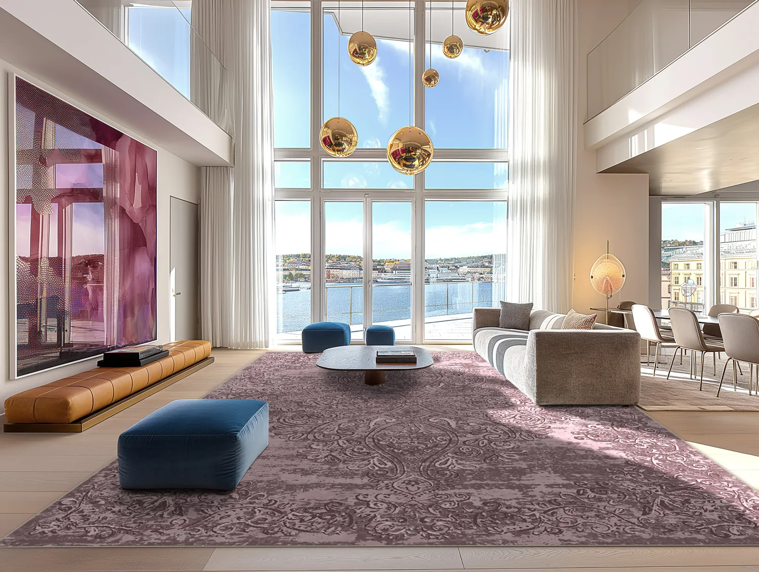 Tapis Wilton - Valenza (rose)