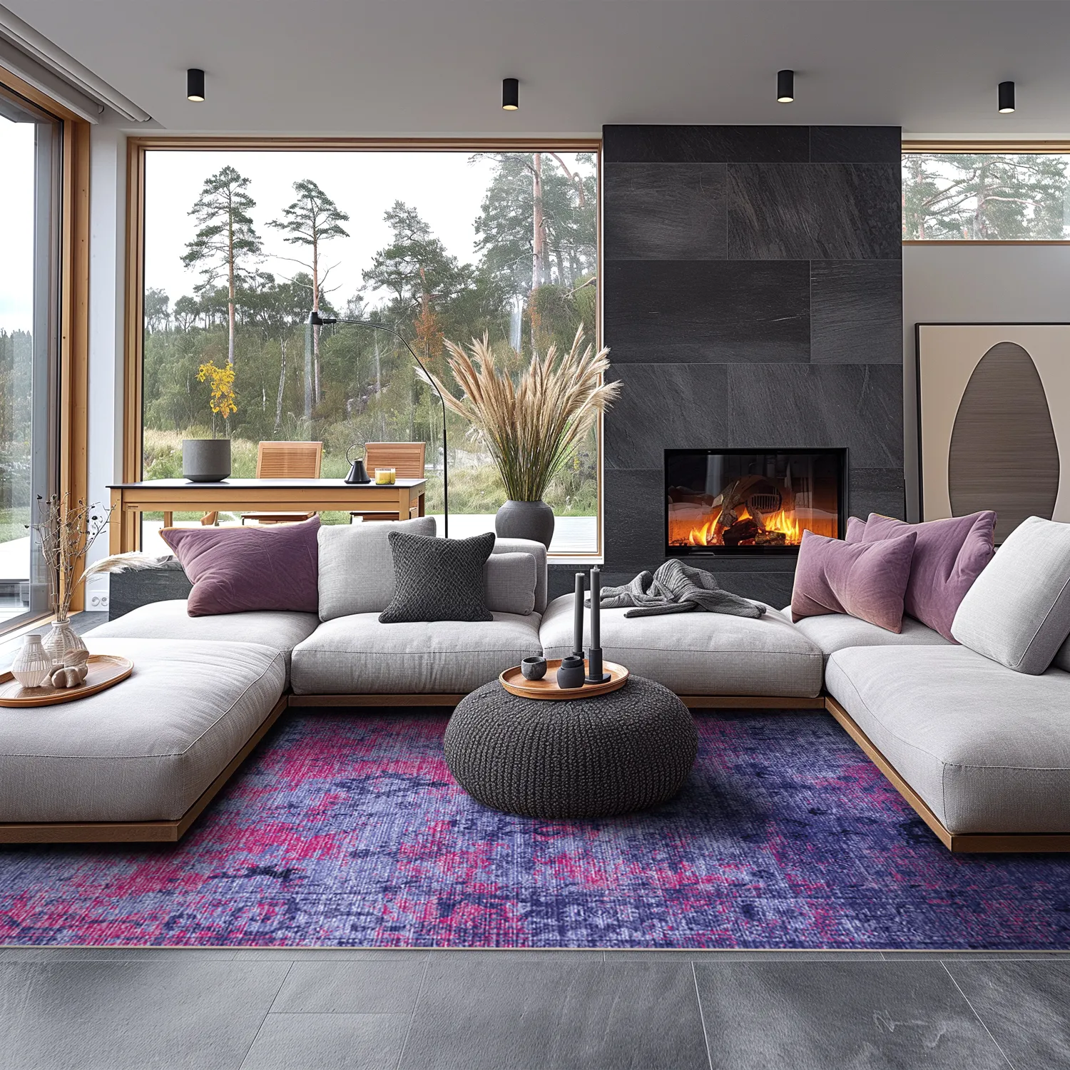 Tapis Wilton - Violetta (violet)
