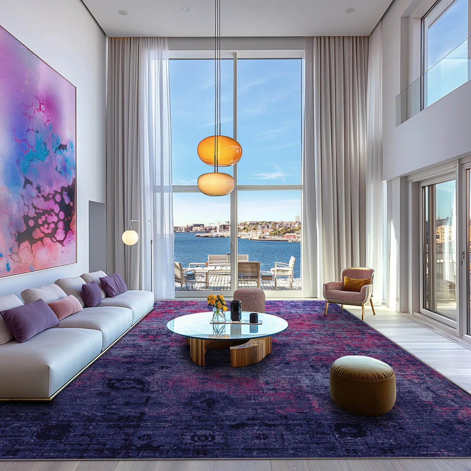 Tapis Wilton - Violetta (violet)
