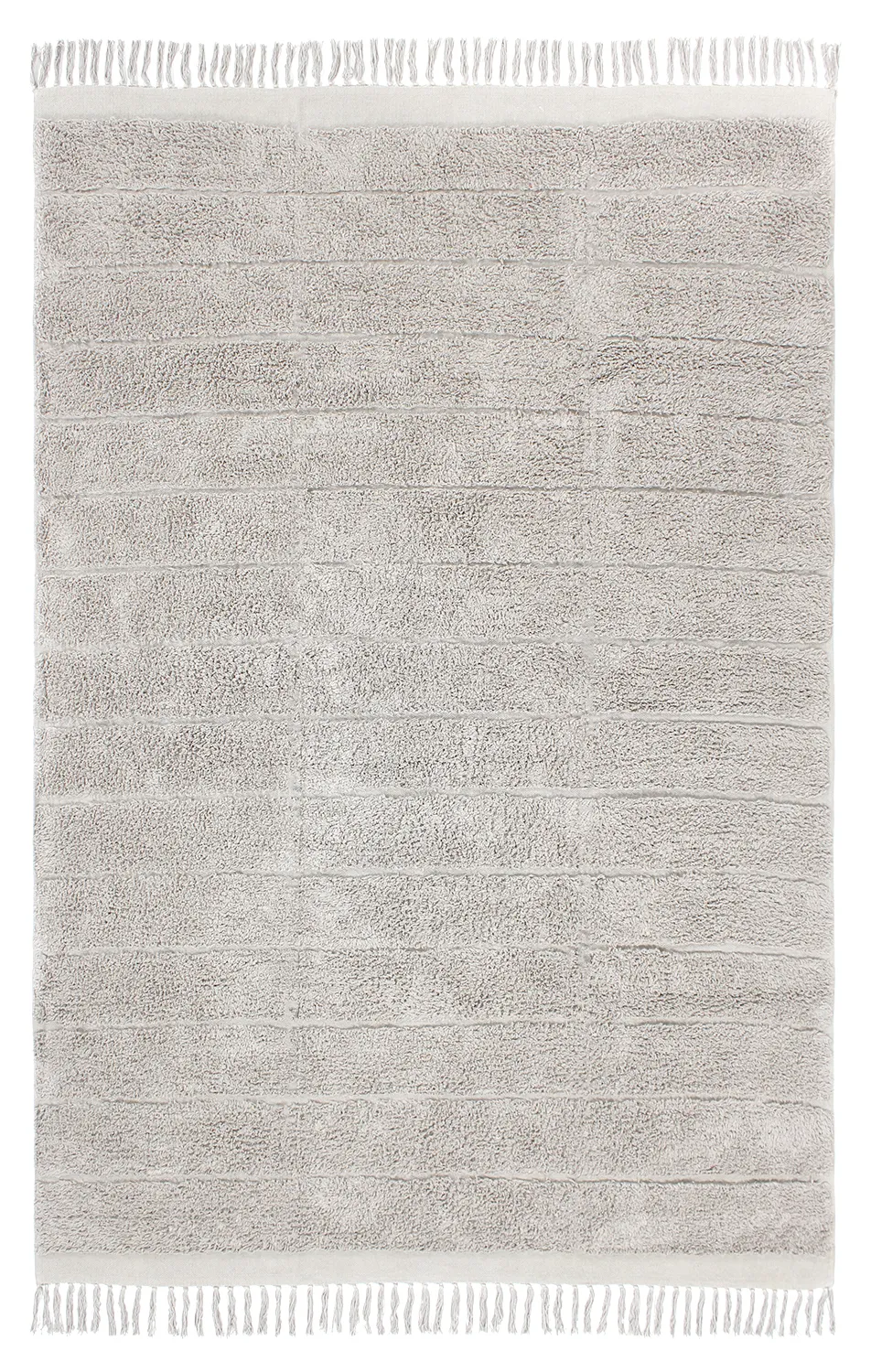 Tapis à poils longs - Willow Natural Cotton Shaggy (greige)