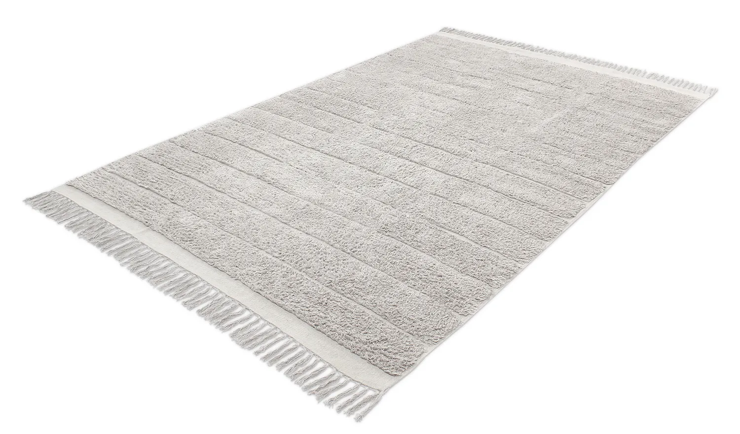Tapis à poils longs - Willow Natural Cotton Shaggy (greige)
