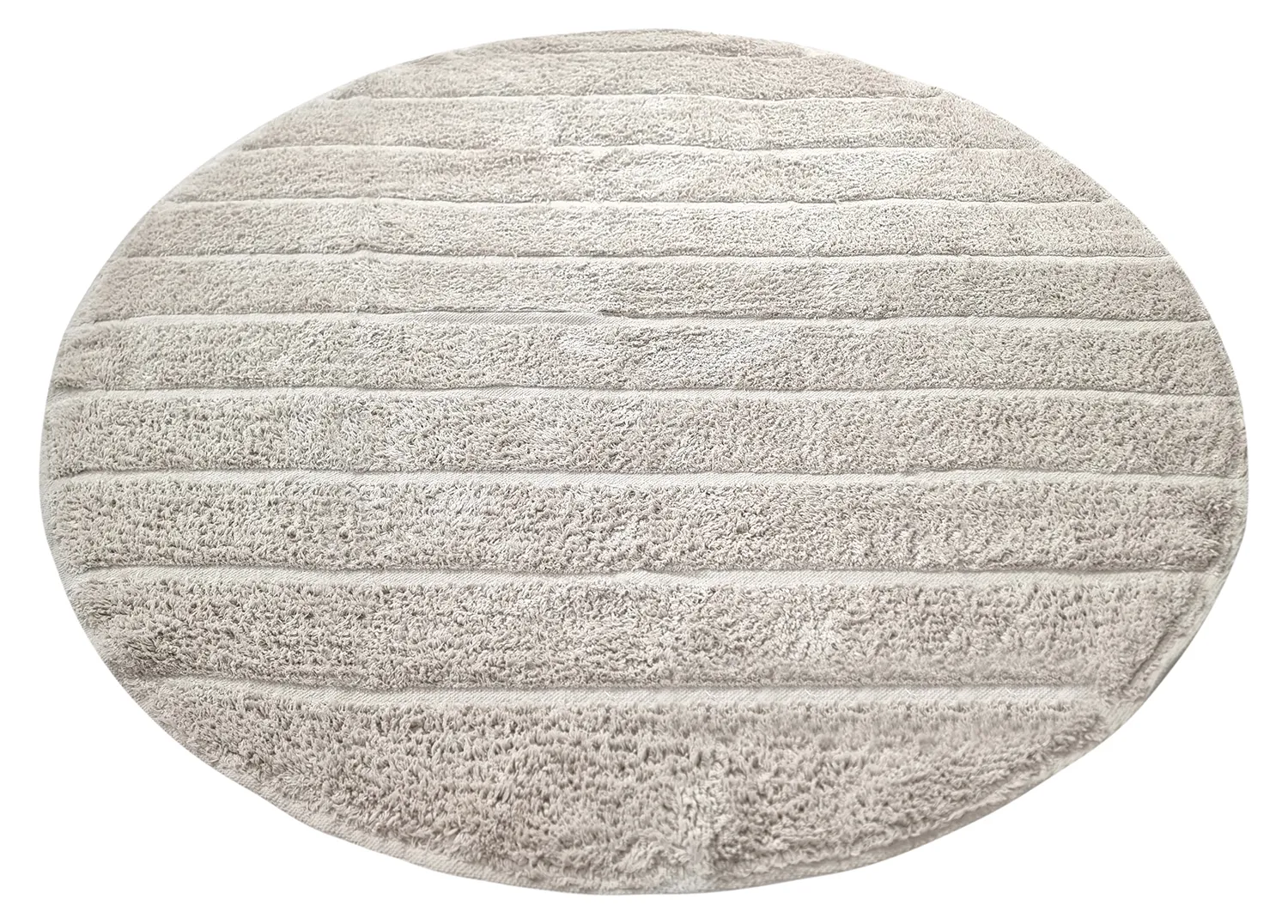 Tapis rond - Willow Natural Cotton Shaggy (greige)