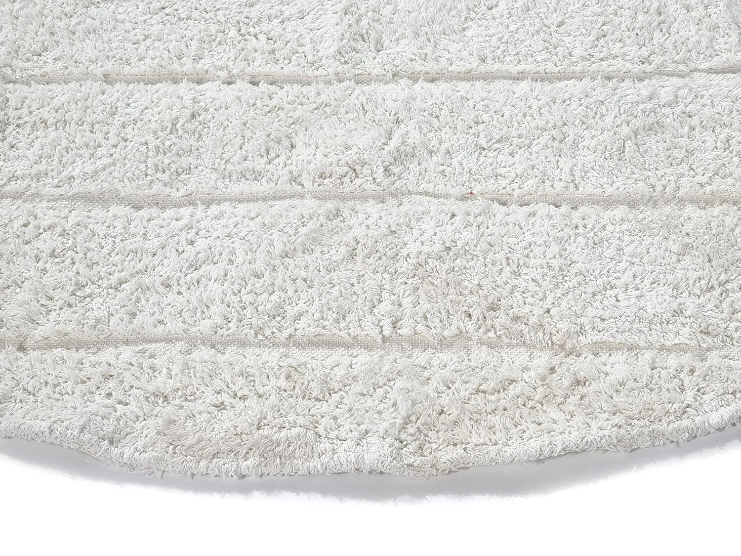 Tapis rond - Willow Natural Cotton Shaggy (blanc cassé)