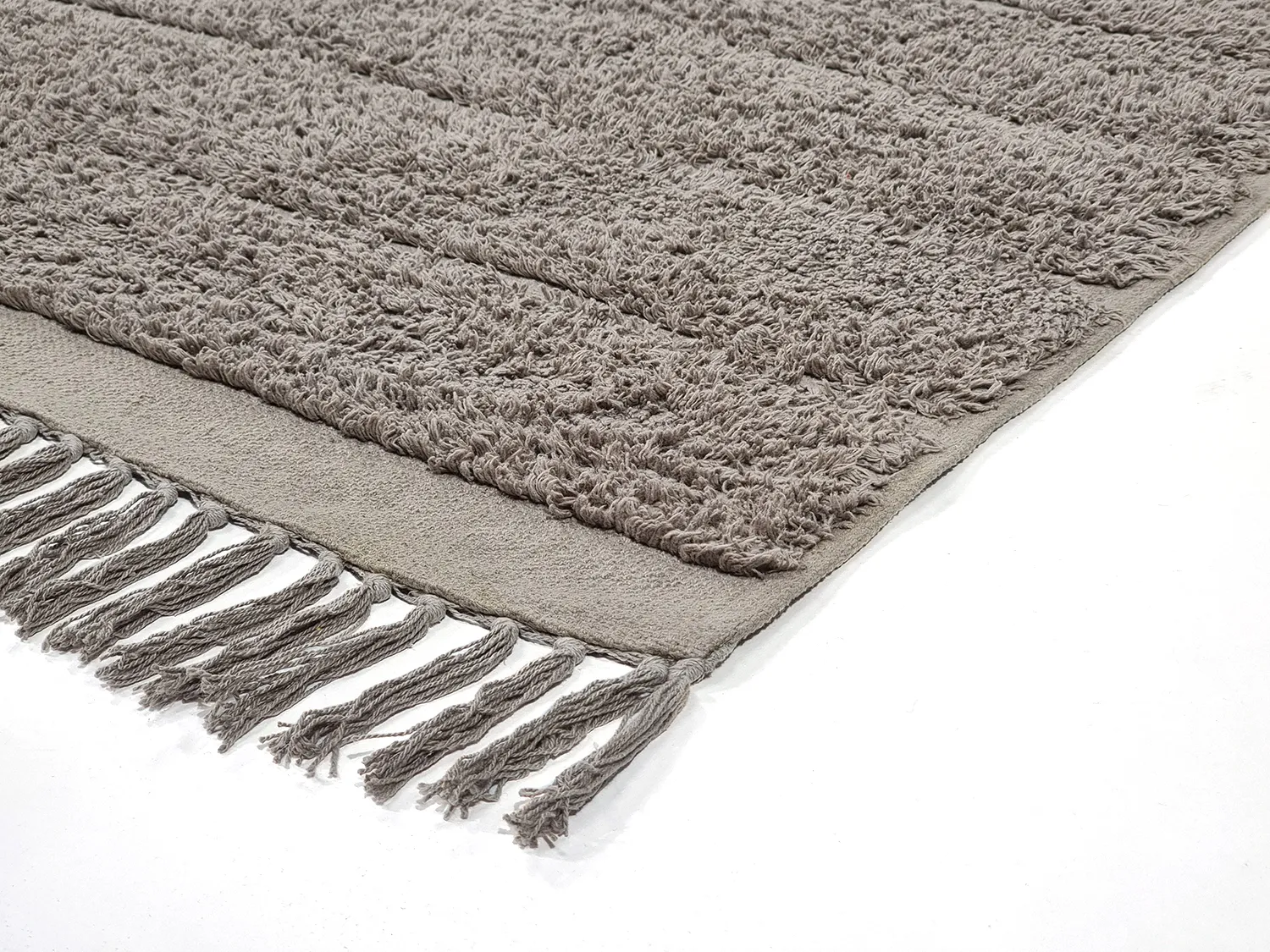 Tapis shaggy - Willow Natural Cotton Shaggy (taupe)