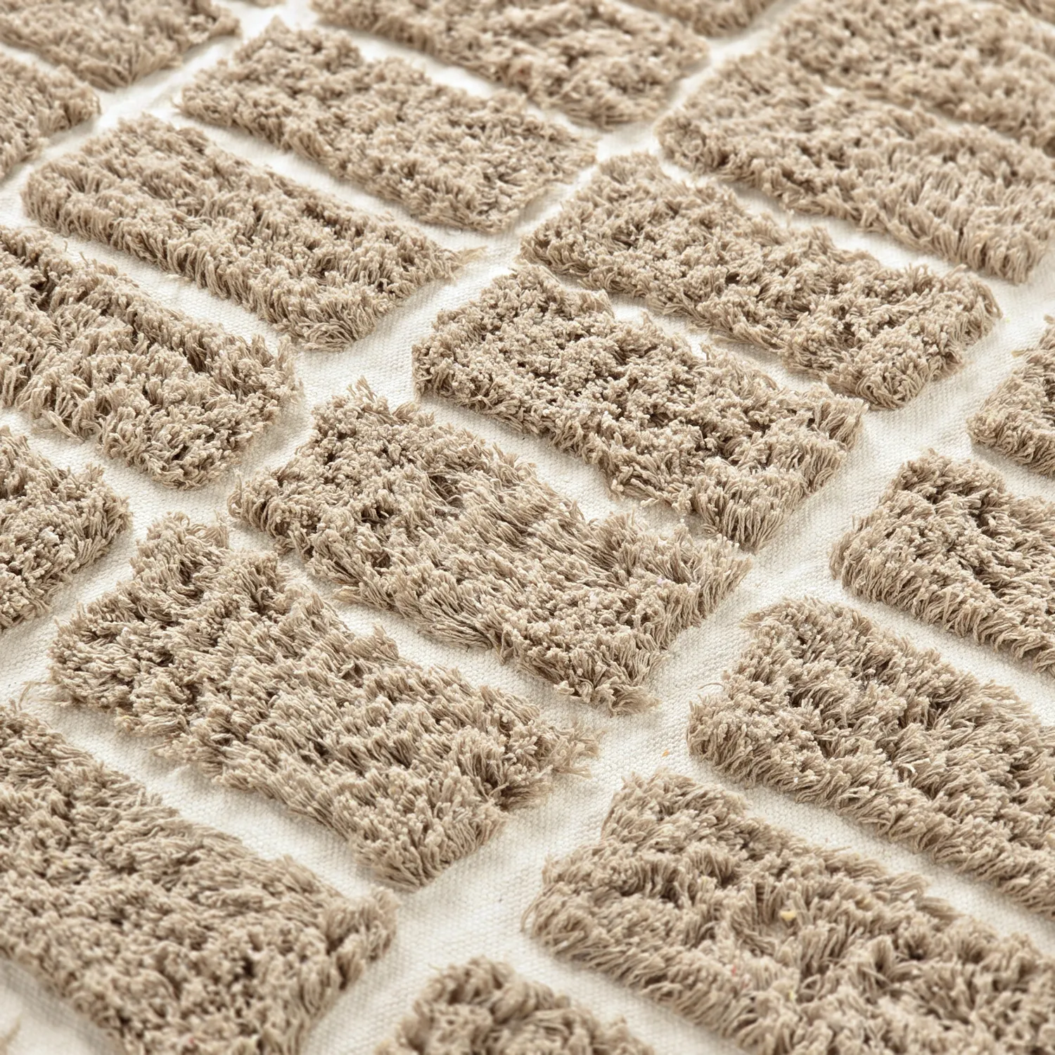 Tapis à poils longs - Zola Natural Cotton Shaggy (beige)