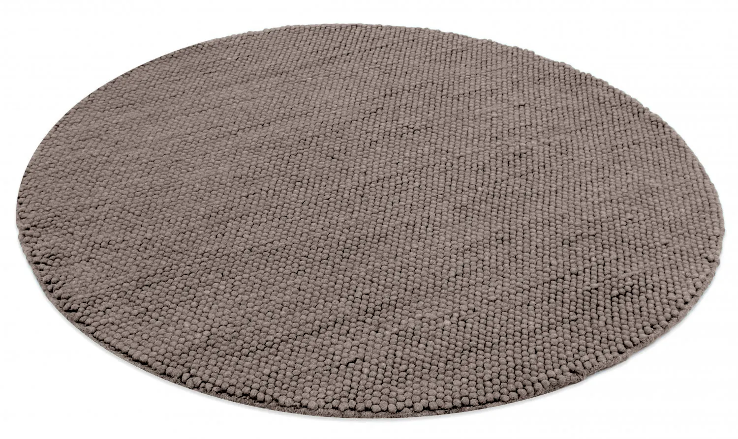 Tapis rond - Avafors Wool Bubble (marron)