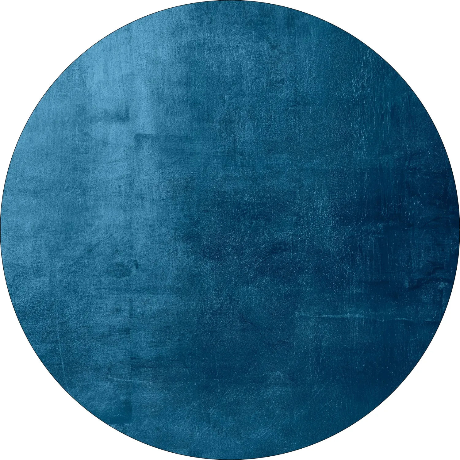 Tapis rond - Artena (bleu foncé)