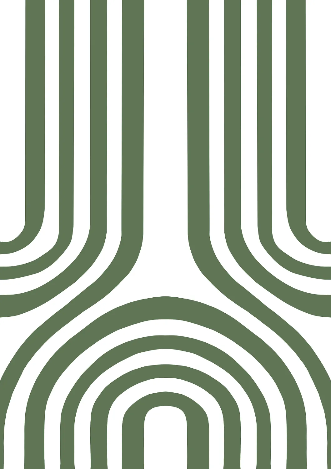 Tapis Wilton - Obidos (vert/blanc)