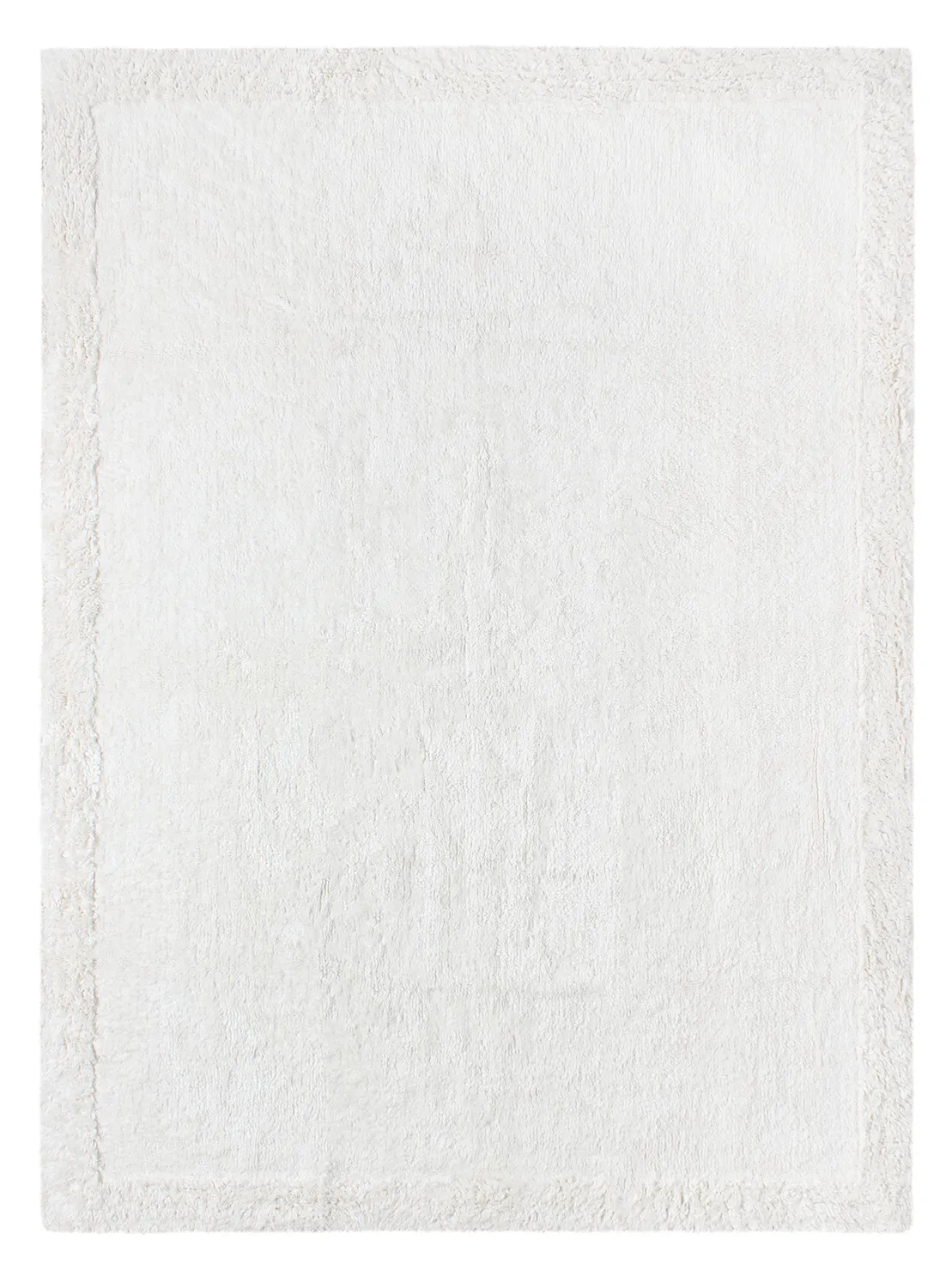 Tapis shaggy - Ebba Natural Cotton Shaggy (blanc cassé)